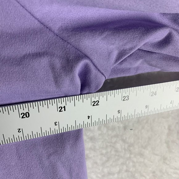 Alpine Design Top Womens Large Purple Polyester Stretch Zip Field Knit 7212 - Picture 4 of 9